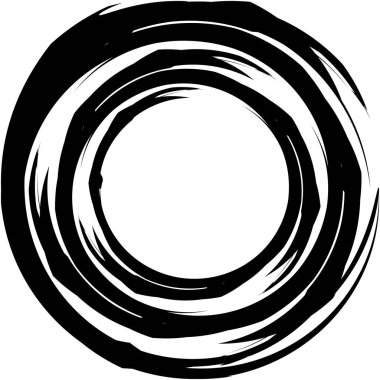 Soyut sarmal, girdap, dönme vektörü örtüşüyor. Volute, helix, koklear vertigo dairesel, geometrik çizim. Soyut çember