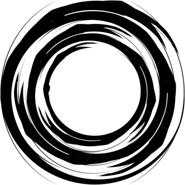Soyut sarmal, girdap, dönme vektörü örtüşüyor. Volute, helix, koklear vertigo dairesel, geometrik çizim. Soyut çember