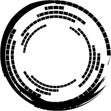 Soyut sarmal, girdap, dönme vektörü örtüşüyor. Volute, helix, koklear vertigo dairesel, geometrik çizim. Soyut çember