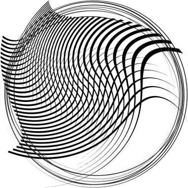 Soyut sarmal, girdap, dönme vektörü örtüşüyor. Volute, helix, koklear vertigo dairesel, geometrik çizim. Soyut çember