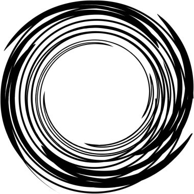 Soyut sarmal, girdap, dönme vektörü örtüşüyor. Volute, helix, koklear vertigo dairesel, geometrik çizim. Soyut çember