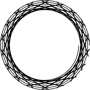 Soyut sarmal, girdap, dönme vektörü örtüşüyor. Volute, helix, koklear vertigo dairesel, geometrik çizim. Soyut çember