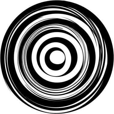 Soyut sarmal, girdap, dönme vektörü örtüşüyor. Volute, helix, koklear vertigo dairesel, geometrik çizim. Soyut çember