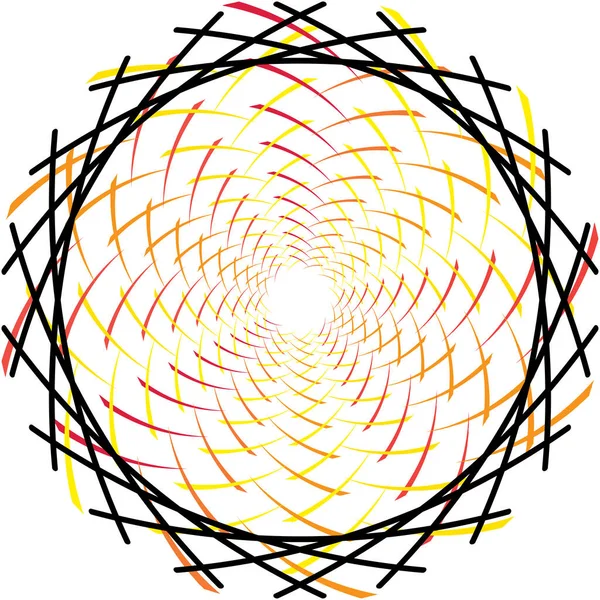 Überlagerung Abstrakter Spirale Wirbel Wirbelvektor Volute Helix Cochlea Schwindel Kreisförmig — Stockvektor