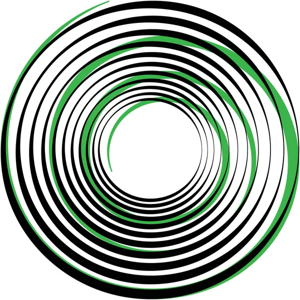 Espiral Abstracta Superpuesta Remolino Vector Giro Voluta Hélice Vértigo Coclear — Archivo Imágenes Vectoriales