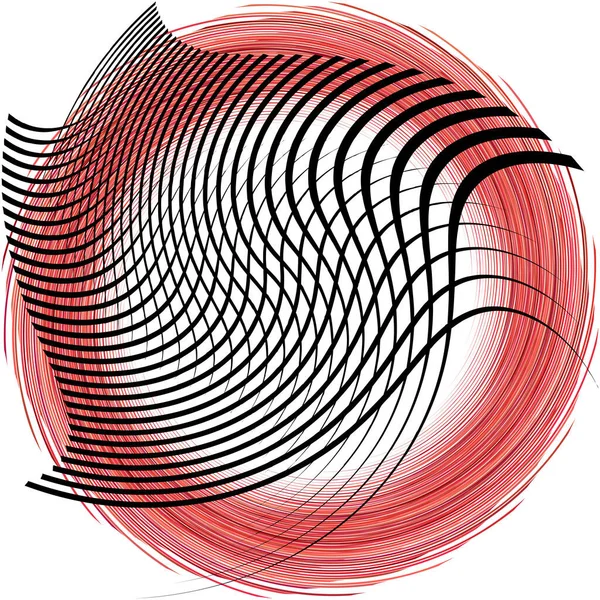 Накладывается Абстрактный Спиральный Вихревой Вихревой Вектор Объемная Эластичная Головокружительная Геометрическая — стоковый вектор