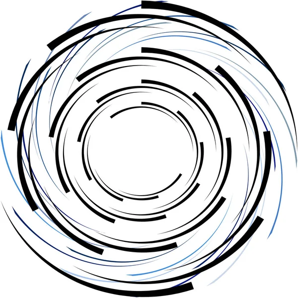 Накладывается Абстрактный Спиральный Вихревой Вихревой Вектор Объемная Эластичная Головокружительная Геометрическая — стоковый вектор