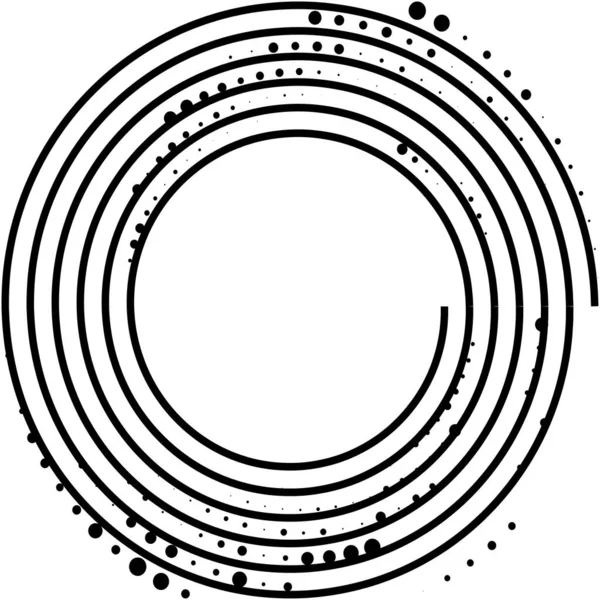 Sobreposição Abstrato Espiral Redemoinho Twirl Vetor Voluta Hélice Vertigem Coclear —  Vetores de Stock