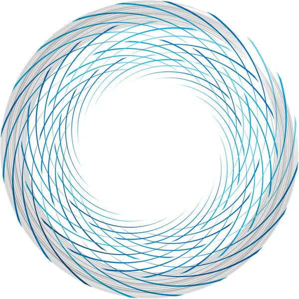 Überlagerung Abstrakter Spirale Wirbel Wirbelvektor Volute Helix Cochlea Schwindel Kreisförmig — Stockvektor