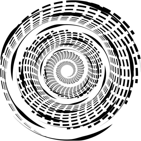 Superposition Abstraite Spirale Tourbillon Vecteur Tourbillon Volute Hélice Vertige Cochléaire — Image vectorielle