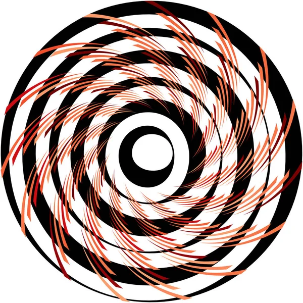 Espiral Abstracta Superpuesta Remolino Vector Giro Voluta Hélice Vértigo Coclear — Archivo Imágenes Vectoriales