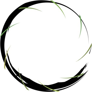 Soyut sarmal, girdap, dönme vektörü örtüşüyor. Volute, helix, koklear vertigo dairesel, geometrik çizim. Soyut çember