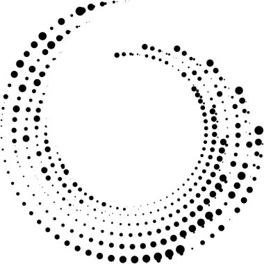 Soyut sarmal, girdap, dönme vektörü örtüşüyor. Volute, helix, koklear vertigo dairesel, geometrik çizim. Soyut çember