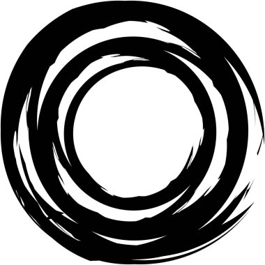 Soyut sarmal, girdap, dönme vektörü örtüşüyor. Volute, helix, koklear vertigo dairesel, geometrik çizim. Soyut çember