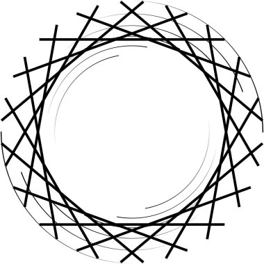 Soyut sarmal, girdap, dönme vektörü örtüşüyor. Volute, helix, koklear vertigo dairesel, geometrik çizim. Soyut çember