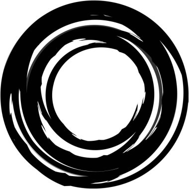 Soyut sarmal, girdap, dönme vektörü örtüşüyor. Volute, helix, koklear vertigo dairesel, geometrik çizim. Soyut çember