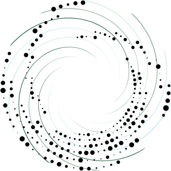 Espiral Abstracta Superpuesta Remolino Vector Giro Voluta Hélice Vértigo Coclear — Archivo Imágenes Vectoriales