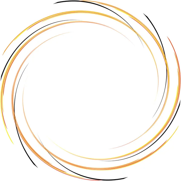 Soyut sarmal, girdap, dönme vektörü örtüşüyor. Volute, helix, koklear vertigo dairesel, geometrik çizim. Soyut çember