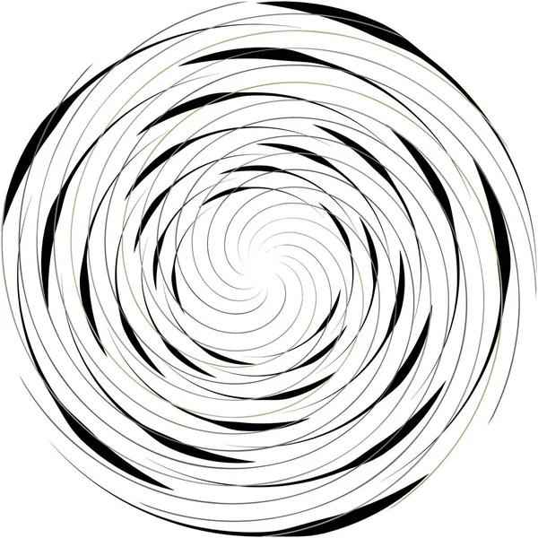 Espiral Abstracta Superpuesta Remolino Vector Giro Voluta Hélice Vértigo Coclear — Vector de stock