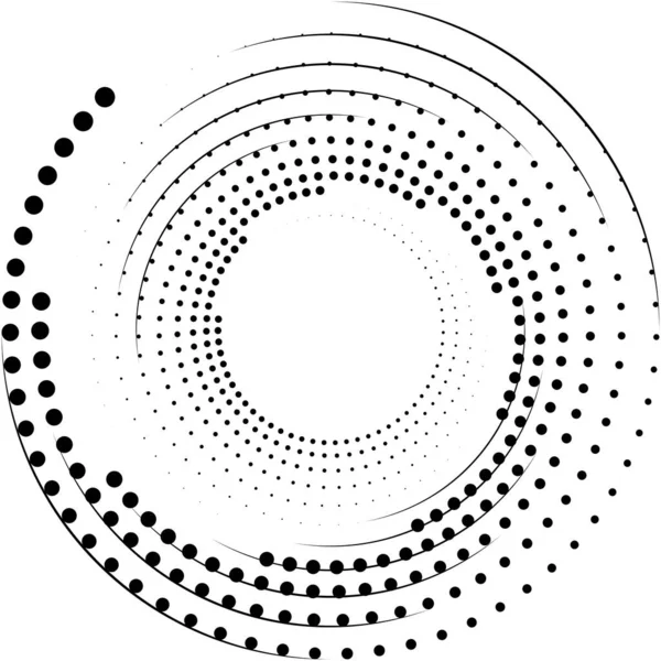 Espiral Abstracta Superpuesta Remolino Vector Giro Voluta Hélice Vértigo Coclear — Archivo Imágenes Vectoriales