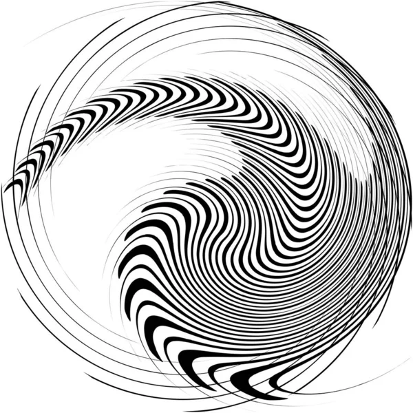 Sovrapposizione Astratta Spirale Vortice Vettore Vortice Voluta Elica Vertigini Cocleari — Vettoriale Stock