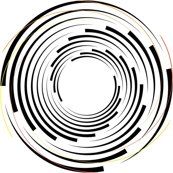 Sobreposição Abstrato Espiral Redemoinho Twirl Vetor Voluta Hélice Vertigem Coclear — Vetor de Stock