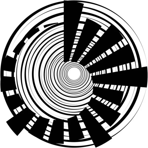 Überlagerung Abstrakter Spirale Wirbel Wirbelvektor Volute Helix Cochlea Schwindel Kreisförmig — Stockvektor