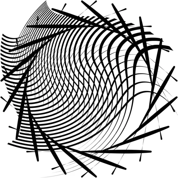 Sovrapposizione Astratta Spirale Vortice Vettore Vortice Voluta Elica Vertigini Cocleari — Vettoriale Stock