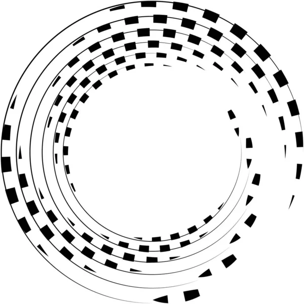 Überlagerung Abstrakter Spirale Wirbel Wirbelvektor Volute Helix Cochlea Schwindel Kreisförmig — Stockvektor