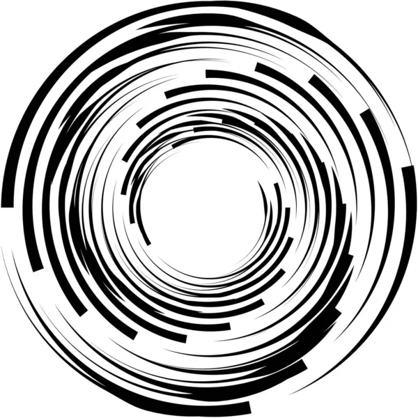 Superposition Abstraite Spirale Tourbillon Vecteur Tourbillon Volute Hélice Vertige Cochléaire — Image vectorielle