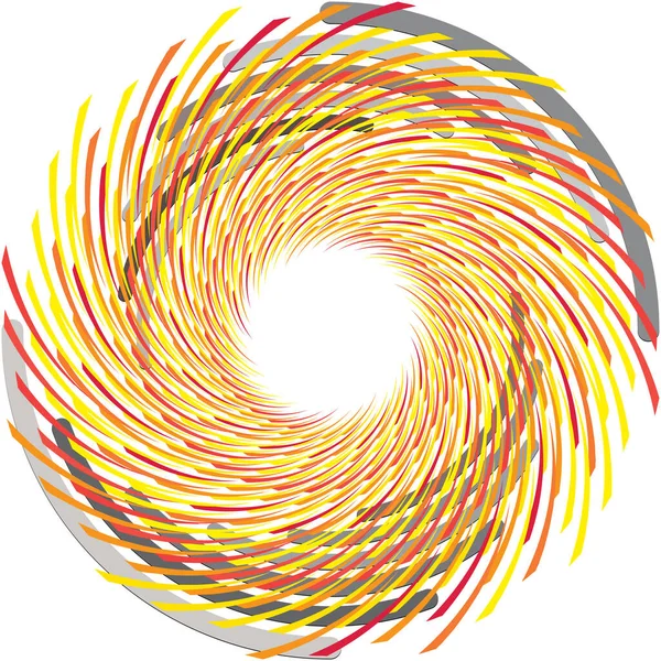 Espiral Abstracta Superpuesta Remolino Vector Giro Voluta Hélice Vértigo Coclear — Archivo Imágenes Vectoriales