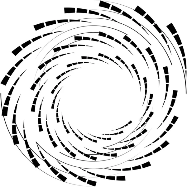 Überlagerung Abstrakter Spirale Wirbel Wirbelvektor Volute Helix Cochlea Schwindel Kreisförmig — Stockvektor