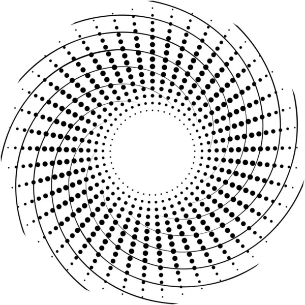 Superposition Abstraite Spirale Tourbillon Vecteur Tourbillon Volute Hélice Vertige Cochléaire — Image vectorielle