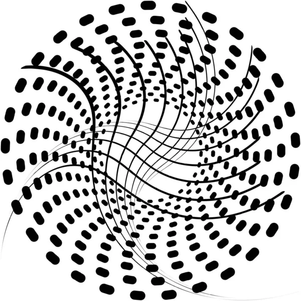 Überlagerung Abstrakter Spirale Wirbel Wirbelvektor Volute Helix Cochlea Schwindel Kreisförmig — Stockvektor