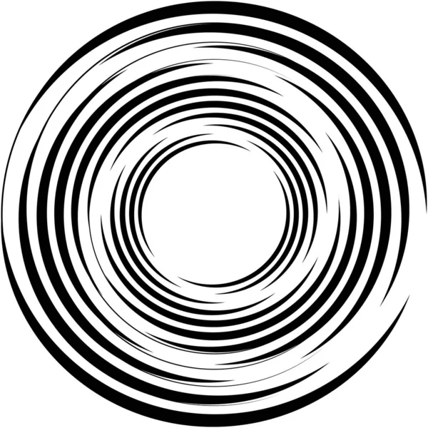 Espiral Abstracta Superpuesta Remolino Vector Giro Voluta Hélice Vértigo Coclear — Archivo Imágenes Vectoriales