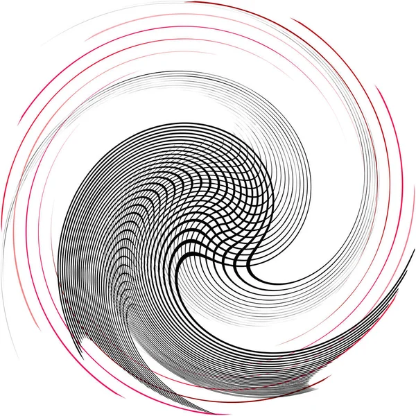 Espiral Abstracta Superpuesta Remolino Vector Giro Voluta Hélice Vértigo Coclear — Archivo Imágenes Vectoriales