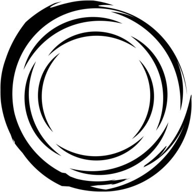 Soyut sarmal, girdap, dönme vektörü örtüşüyor. Volute, helix, koklear vertigo dairesel, geometrik çizim. Soyut çember