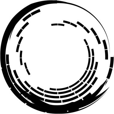 Soyut sarmal, girdap, dönme vektörü örtüşüyor. Volute, helix, koklear vertigo dairesel, geometrik çizim. Soyut çember