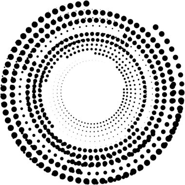 Soyut sarmal, girdap, dönme vektörü örtüşüyor. Volute, helix, koklear vertigo dairesel, geometrik çizim. Soyut çember