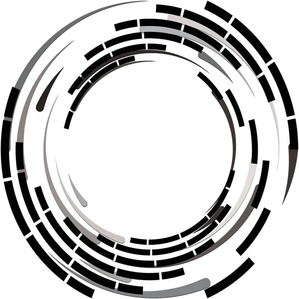 Überlagerung Abstrakter Spirale Wirbel Wirbelvektor Volute Helix Cochlea Schwindel Kreisförmig — Stockvektor