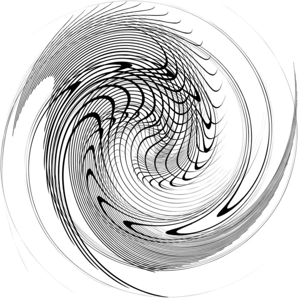 Espiral Abstracta Superpuesta Remolino Vector Giro Voluta Hélice Vértigo Coclear — Archivo Imágenes Vectoriales