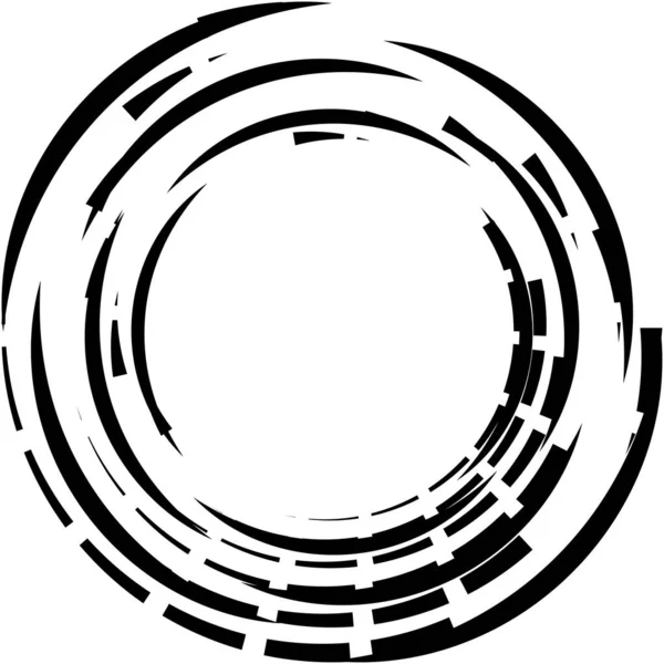 Överlagring Abstrakt Spiral Virvel Virvel Vektor Volute Helix Cochlear Vertigo — Stock vektor