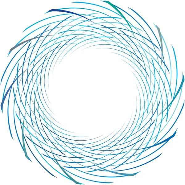 Soyut sarmal, girdap, dönme vektörü örtüşüyor. Volute, helix, koklear vertigo dairesel, geometrik çizim. Soyut çember