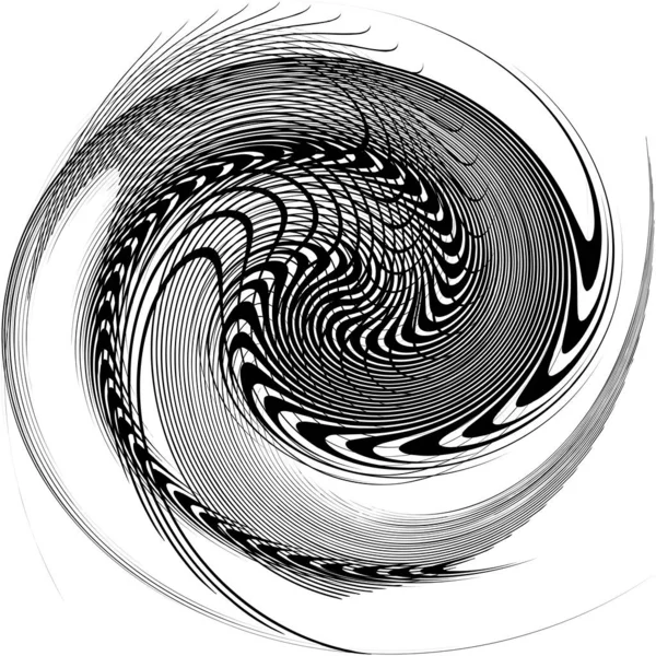 Superposition Abstraite Spirale Tourbillon Vecteur Tourbillon Volute Hélice Vertige Cochléaire — Image vectorielle