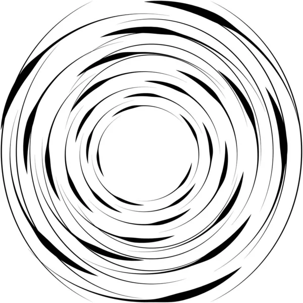 Superposition Abstraite Spirale Tourbillon Vecteur Tourbillon Volute Hélice Vertige Cochléaire — Image vectorielle