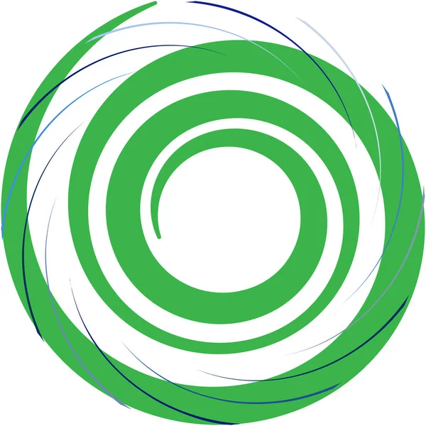 Sovrapposizione Astratta Spirale Vortice Vettore Vortice Voluta Elica Vertigini Cocleari — Vettoriale Stock