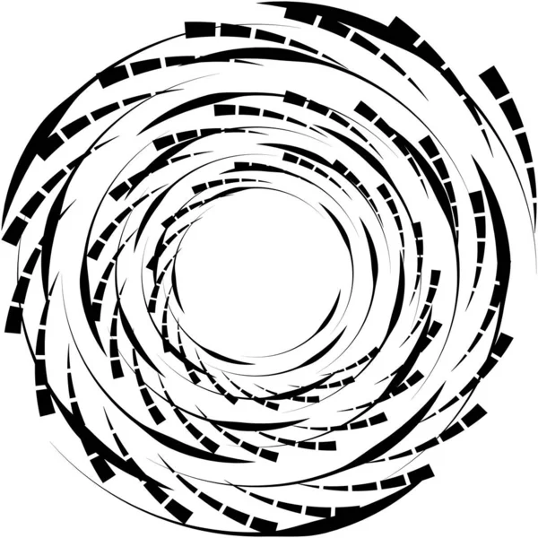 Espiral Abstracta Superpuesta Remolino Vector Giro Voluta Hélice Vértigo Coclear — Archivo Imágenes Vectoriales