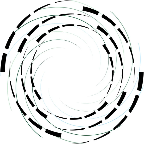 Suprapunerea Spiralei Abstracte Vârtejului Vectorului Twirl Volut Helix Vertij Cohlear — Vector de stoc