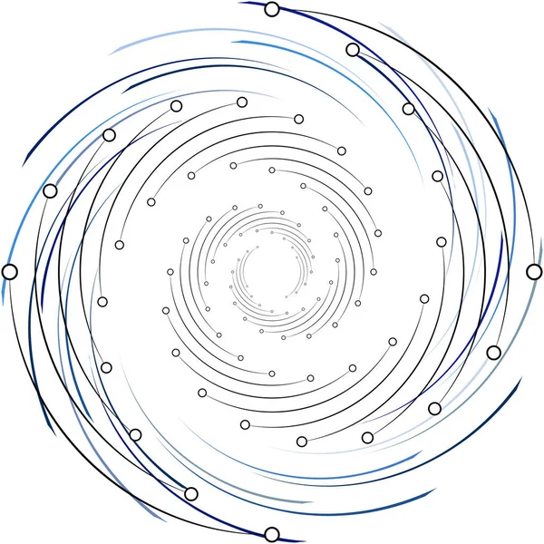 Sobreposição Abstrato Espiral Redemoinho Twirl Vetor Voluta Hélice Vertigem Coclear —  Vetores de Stock