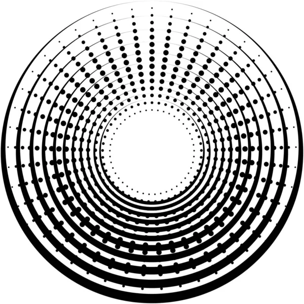 Espiral Abstracta Superpuesta Remolino Vector Giro Voluta Hélice Vértigo Coclear — Archivo Imágenes Vectoriales